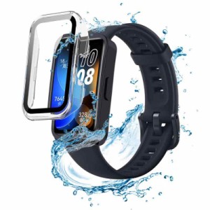 HUAWEI Band 9 用 カバー ケース アップルウォッチ保護カバー ガラスフィルム 一体型 防水 防塵 フィルム 保護フィルム【HUKWIMO】 3D全