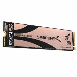 SABRENT SSD、M.2 SSD、PCIe 4.0 M.2 SSD、NVMe、Gen4 M.2 2280、内蔵SSD最大7000MB/秒 ロケット4 PLUS エクストリームパフォーマンス (2