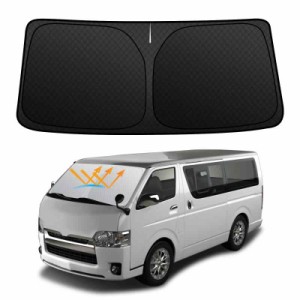 BLUESEATEC フロント サンシェード車種専用車用 フロントガラス 高密度生地 厚手材質5層構造 日よけ 暑さ対策 内装劣化防止 紫外線カット