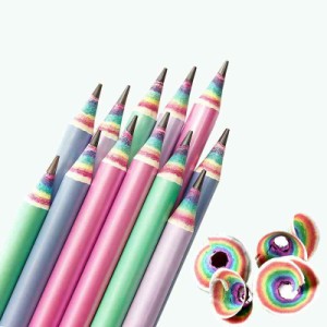 鉛筆 2B HB えんぴつ かきかた レインボー鉛筆 Rainbow Pencils 2b 鉛筆 女の子 可愛い鉛筆くておしゃれな鉛筆12本1ダースセット | 子供
