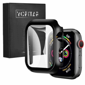 YOFITAR Apple Watch 用 ケース (44mm, ブラック)