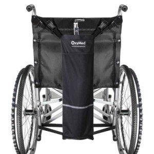 OxyMed車椅子用酸素ボトルバッグ、車椅子歩行器用ポータブルタンクバッグ、家庭用酸素ボトルホルダー