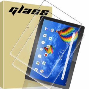 【2枚セット】 FOR Lenovo Tab5 softbank 801LV Lenovo M10 REL (X605LC/X605FC) 用のガラスフィルム 強化ガラスフィルム 耐指紋 撥油性 