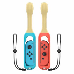 ATiC 太鼓の達人専用 Joy-Con バッチ スマッシュラケット ABS素材 Switch/Switch OLED/Switch Lite に対応 臨場感 Switch 有機EL ジョイ