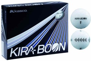 キャスコ(Kasco) ゴルフボール 三角ターゲットマーク KIRABOON (ホワイト, ダース)