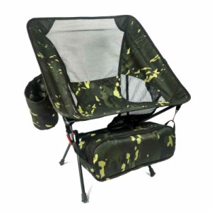 Dominant-X アウトドアチェア キャンプ椅子 超軽量 0.9KG 折りたたみ コンパクト より安定 ハイキング お釣り 登山 ドリンクホルダー付 