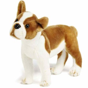 VIAHART (ビアハート)【 Tiger Tale Toys (タイガーテールトイズ)】 ボストン・テリア ボクサー 犬 大きい ぬいぐるみ リアル 16インチ (