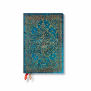 Paperblanks/ペーパーブランクス 2024年度版ダイアリー ハードカバー ミニ 紺碧 DJ0768-5