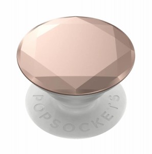 PopSockets Japan - ポップソケッツ ジャパン PopGrip Metallic Diamond Rose Gold ローズゴールド メタリック ダイヤモンドカット ポッ