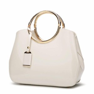 [DOODOO] Hand Bag for Women 5376-parent レディース ハンド バッグ ポシェット 斜めがけ ショルダー トート 財布 1個セット (オフホワ