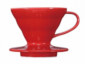 V60ドリッパーシリーズ (レッド, 1~2杯用, セラミック)