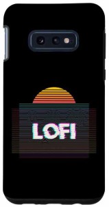 Galaxy S10e LoFi Music Lover Lo-Fi ヒップホップ冷却ファン - スプリットサンセット スマホケース