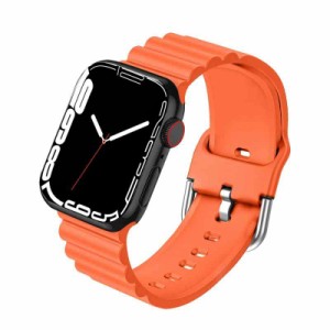 新品 アップルウォッチ バンド オレンジ Apple Watch 38.40mm