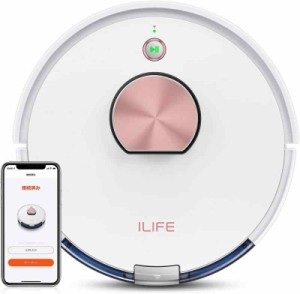 ILIFE アイライフ A10ロボット掃除機 レーザー＆マッピング 強力吸引力 多様なアプリ機能 マルチフロアマッピング機能 落下防止 衝突防止