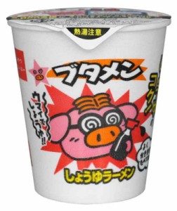 【公式】おやつカンパニー ブタメンしょうゆラーメン 30g×15個(ミニカップ ラーメン 大人買い 即席 夜食 駄菓子 コク)