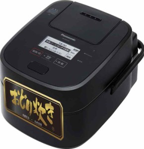 パナソニック 炊飯器 5.5合 最高峰モデル スマホ連携 銘柄炊き分け 可変圧力&大火力おどり炊き スチーム&全面発熱6段IH式 ブラック SR-VS