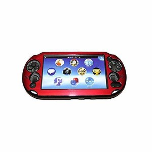 OSTENT ケース アルミメタルスキン 保護カバー Sony PSVita PSV PCH-2000に対応 (レッド)