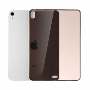 iPad Mini ケース 保護TPUシリコンケース (黒　半透明 - iPad Mini 6 8.3)