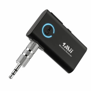 1Mii bluetooth レシーバー 車載用 ミニ 5.0 ワイヤレス オーディオ 受信機 、3.5mm ジャック AUX スピーカー/カーオーディオ コンポ/有