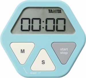 タニタ(Tanita) キッチン 勉強 学習 タイマー 吸盤付き 薄型 ブルー TD-410 BL ガラスにつくタイマー