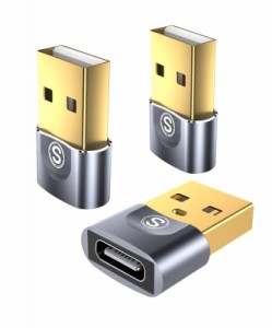 usb c 変換アダプタ【3パック】Sweguard タイプc usb 変換USB type C メス - A オス OTG 充電器usb a c 変換コネクターiPhone 15 14 13 1