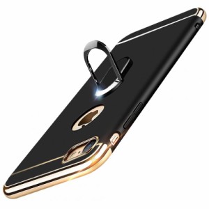 iPhone 用ケース リング付き クリア 耐衝撃スマホカバー 全面保護 衝撃防止 レンズ保護 磁気カーマウントホルダースタンド スタンド機能 