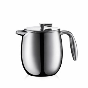 BODUM COLUMBIA フレンチプレスコーヒーメーカー (シルバー, 500ml)