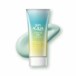 スキンアクア トーンアップUVエッセンスミントグリーン 80g(透明感アップ カラーコントロールUV 日焼け止め SPF50+ PA++++ 化粧下地)