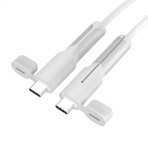 【NOUKAJU】充電ケーブル プロテクター USB-C/Type C ケーブル ケース カバー 保護ケース 保護カバー 断線防止 シリコン製 データライン