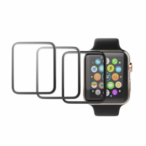【3枚】CABOBE Apple Watch 保護フィルム 38mm アップルウォッチ ultra対応 38mm強化ガラス Apple Watch ガラスフィルム Apple Watch ult
