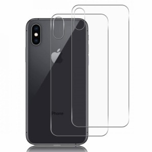 【2枚セット】For iPhone X Xs 背面ガラスフィルム アイフォンxs 背面フィルム アイホンx 強化ガラス 旭硝子素材採用 背面保護フィルム 