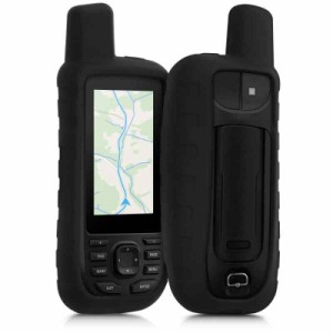 kwmobile 対応: Garmin GPSMAP 66s / 66st ケース - GPS ナビ シリコン 保護ケース 黒色 (ブラック)