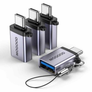 MOGOOD USB CからUSBアダプタ、USB CアダプタからUSB、USB CオスからUSB 3.0メスアダプタ変換器はノートパソコン、携帯電話、充電器、ゲ