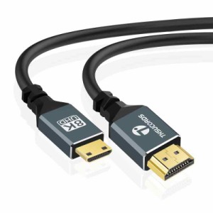 Thsucords 超薄型 8K Mini HDMI ケーブル (2M)