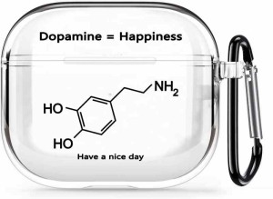 AirPods ケース おしゃれ クリア かわいい かっこいい シンプル ケミカル 創意 Dopamine ドーパミン デザイン AirPods ケース 透明 エア