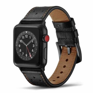 コンパチブル Apple Watch バンド 49mm 45mm 44mm 42mm 41mm 40mm 38mm 高級 本革デザインバンド 本革 交換バンド Apple Watch Ultra2 Ul