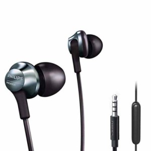 Philips Pro 有線イヤホン & インイヤーヘッドフォン マイク付き インイヤーヘッドホン パワフルな低音 軽量 3.5mmジャック 携帯電話とノ