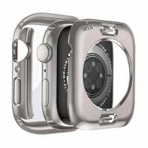 YUGYUG for Apple Watch Series SE2/SE/6/5/4 40mm ケース アップルウォッチSE2/SE/6/5/4 40mm ケース PC素材 IP68 防水ケース 360ど度 