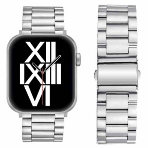 BinGeLi for Apple Watch バンド ステンレス 細い アップルウォッチ バンド 38mm 40mm 41mm 42mm 44mm 45mm 49mm iwatch シリーズ7/6/5/4