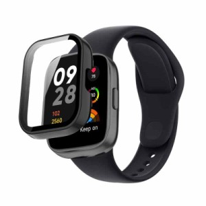 Xiaomi Redmi Watch 3 用 ケース ガラスフイルム一体型ケース 【NOUKAJU】 For シャオミ(Xiaomi) スマートウォッチ Redmi Watch 3 ケース