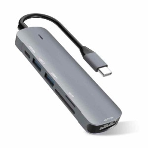 USB C ハブ Type-C 10ポート 【４K対応HDMIポート・VGAポート・LAN ポート・PD急速充電ポート・USB3.0ポート・MicroSD & SDカード スロッ