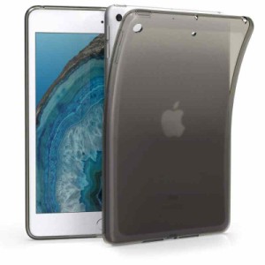 kwmobile タブレットケース 対応: Apple iPad Mini 5 (2019) ケース - タブレットカバー TPU シリコン 保護 黒色/透明 (黒色 / 透明)