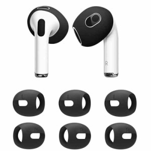 VSuRing Airpods 3 用 イヤーピース Fit in the case シリコン製 付けたまま充電可能 2021 AirPods（第3世代）対応 イヤホンカバー シリ