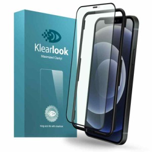 「ゲーム好き人系列」Klearlook Phone12 / Phone12 pro ガラスフィルム (6.1インチ用) アンチグレア phone 12 保護フィルム 全面保護&防