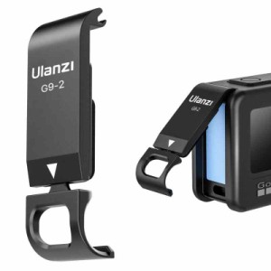 ULANZI GoPro Hero 9用 バッテリーフタ バッテリーカバー サイドドア 交換用Type-cポート 電池蓋代替品 軽量 アルミ素材 タイムラプス 撮