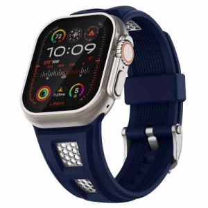 [Suitisbest] コンパチブル アップルウォッチ バンド スポーツ 49mm 45mm 44mm 42mm Apple Watch Ultra バンド シリコン Apple Watch ベ