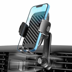 AiHiwvol スマホホルダー 車 スマホスタンド 【吹き出し口が塞がらない】 車載ホルダー エアコン 吹き出し口 【拡張フック】安定性拔群 