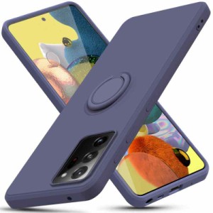 Samsung Galaxy Note 20 Ultra ケース リング付き 耐衝撃 TPU 車載対応ホルダー対応 スマホケース シリコン スタンド機能 360度回転 薄型