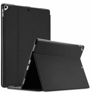 ProCase iPad Pro 12.9 ケース 2世代・1世代（2017 2015) 耐衝撃 縦と横にスタンド 保護カバー (ブラック)