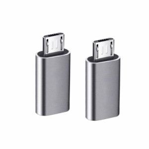 YFFSFDC USB-C → Micro USB アダプタ Type-C (メス) to Micro USB (オス) 変換アダプタ 2個入り マイクロUSB変換アダプター 変換コネク